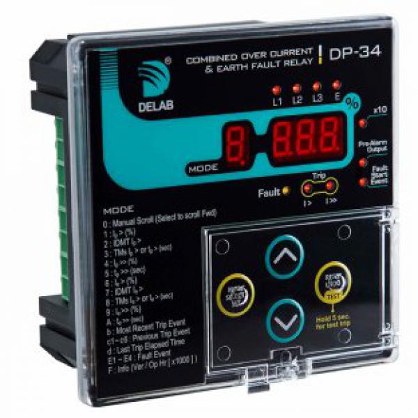 COMBINED OVER CURRENT AND EARTH FAULT RELAY DP-34